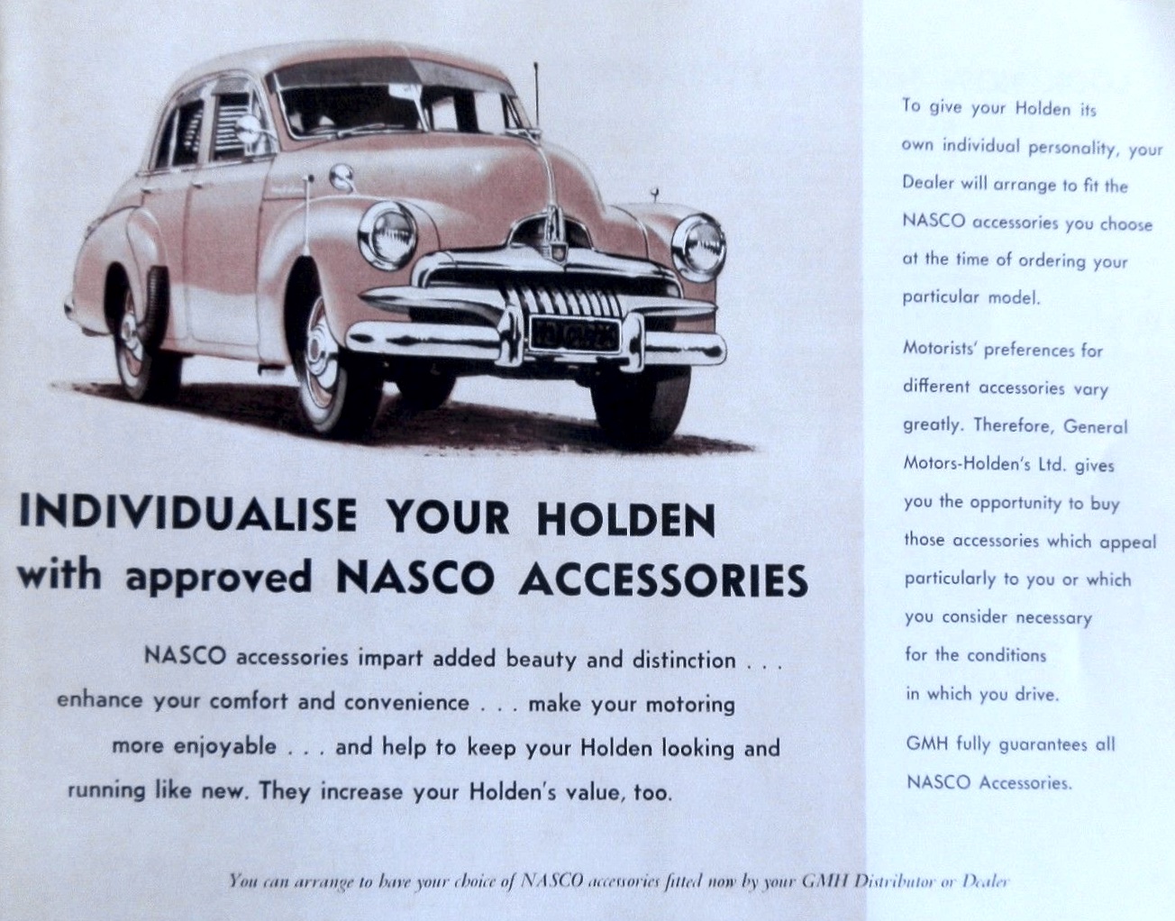 1953 Holden FJ Accessories